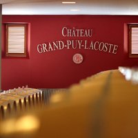 Château Grand-Puy-Lacoste logo - Barrels cellar